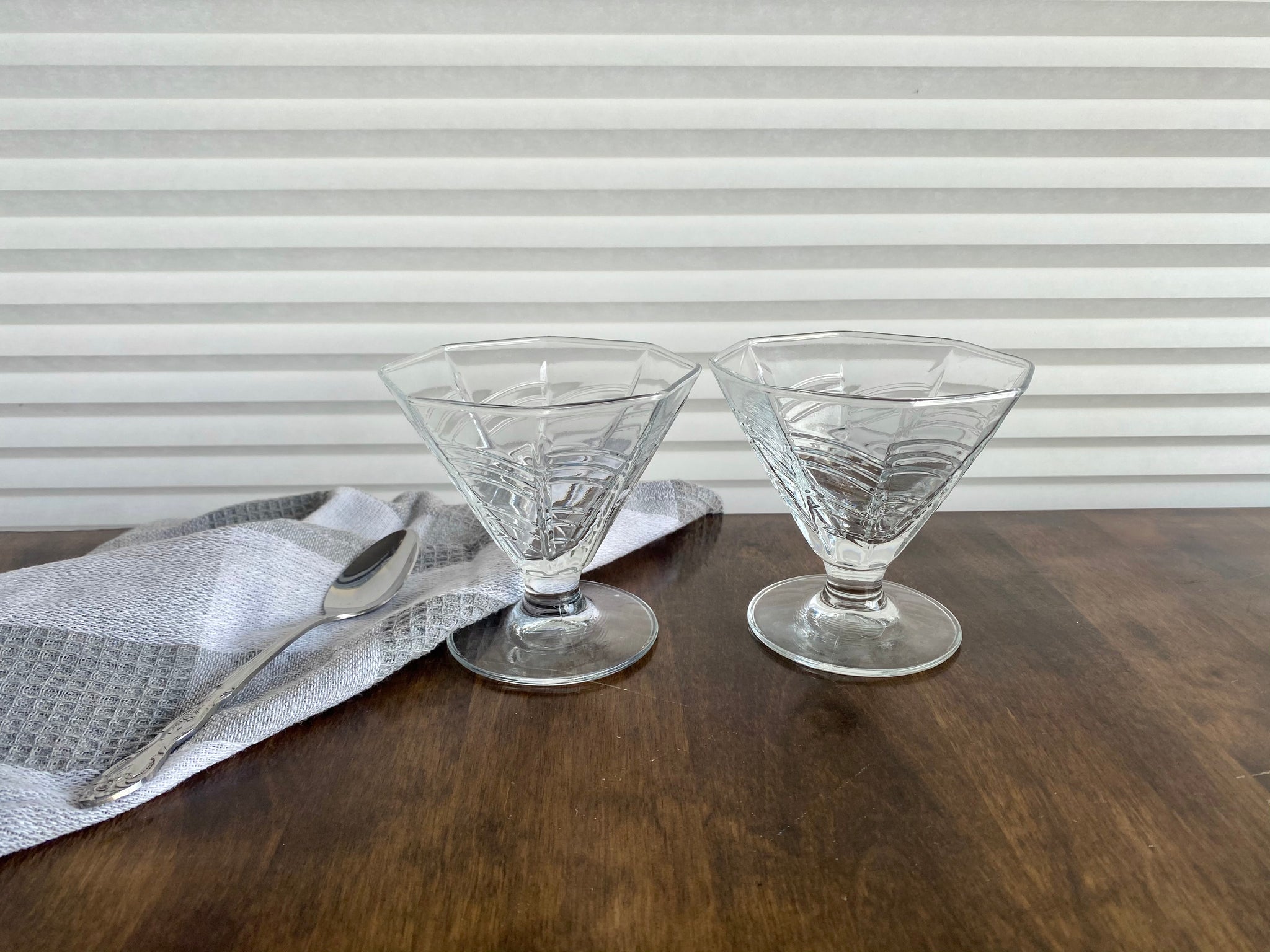 Set of 2 Vintage Dansk Summerhouse Dessert Glasses