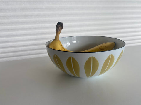 Vintage Catherineholm 7" Yellow Lotus Bowl