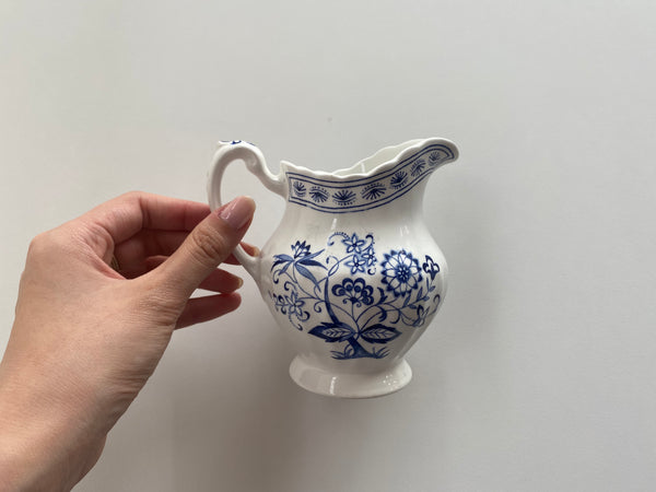 Vintage J & G Meakin Blue Nordic Creamer (no chip)