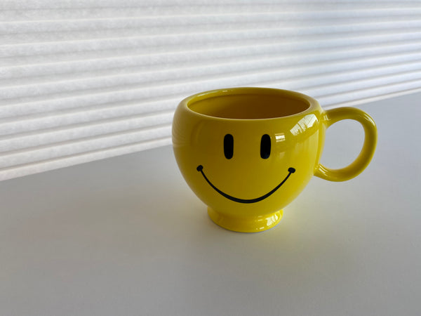 Vintage Teleflora Happy Face Mug