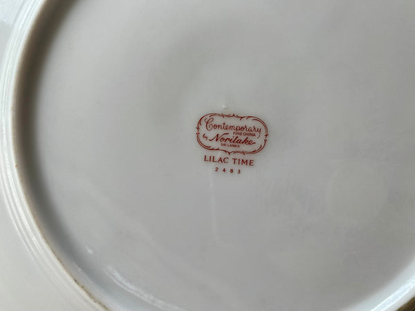 Individual Vintage Noritake Lilac Time Dinner Plate