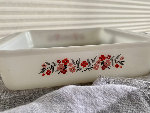 Vintage Fire King Primrose Square Baking Pan