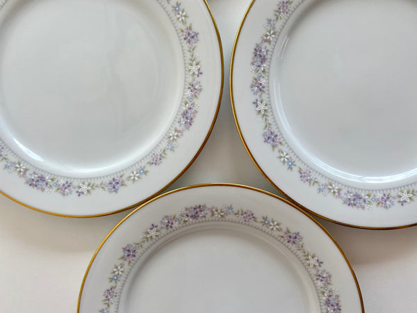 Individual Vintage Noritake Lilac Time Salad Plate