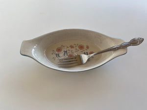 Vintage Stoneware Marmalade Goose Au Gratin