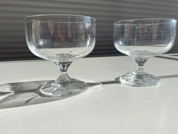 Vintage Glass Dessert Cups