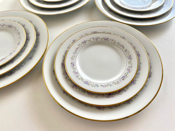 Individual Vintage Noritake Lilac Time Bread and Butter Plate