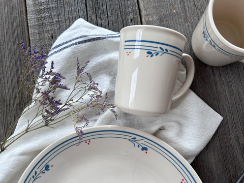 Individual Vintage Corelle Country Violets Mugs