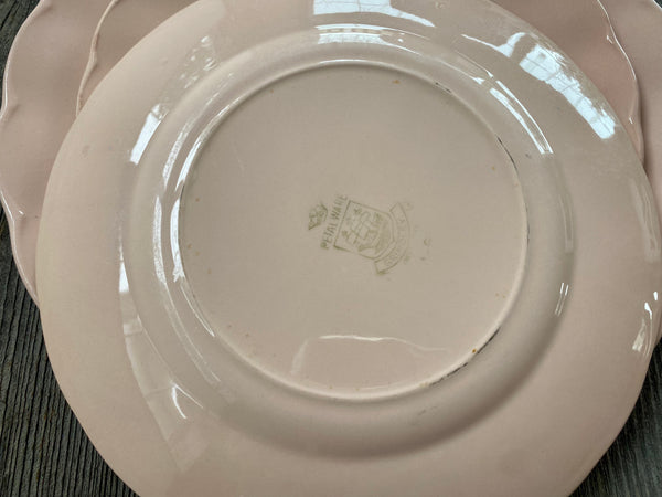 Individual Vintage Grindley Peach Petalware Dinner Plate