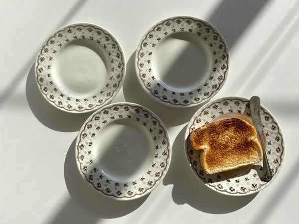 Vintage Individual Barratts England Bread and Butter Plate