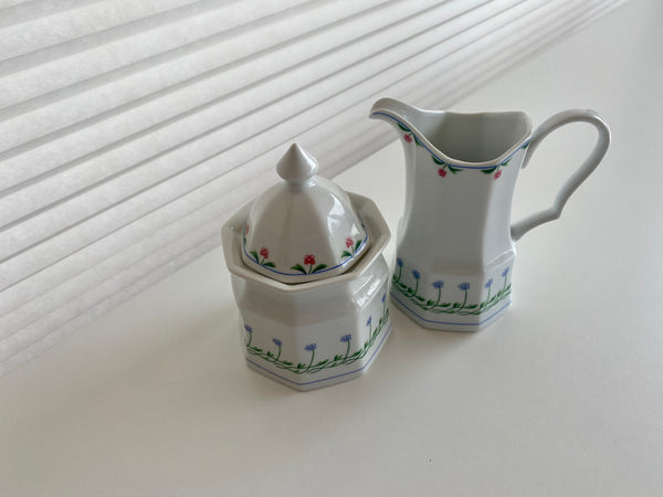 Vintage Christopher Stuart Bali Hai Sugar and Creamer