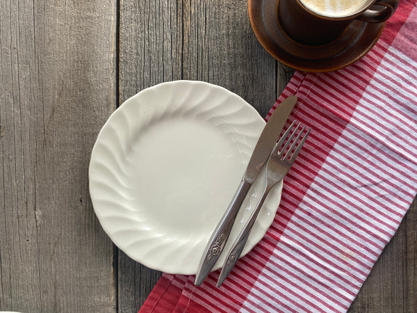 Individual Vintage Wood & Sons Camelot White Salad Plate