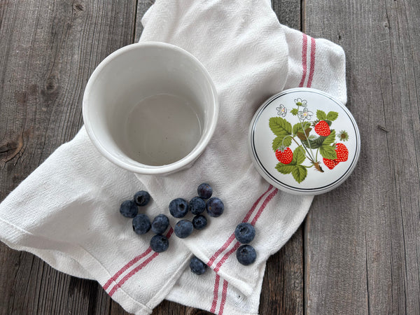 Vintage Strawberry Jam Jar