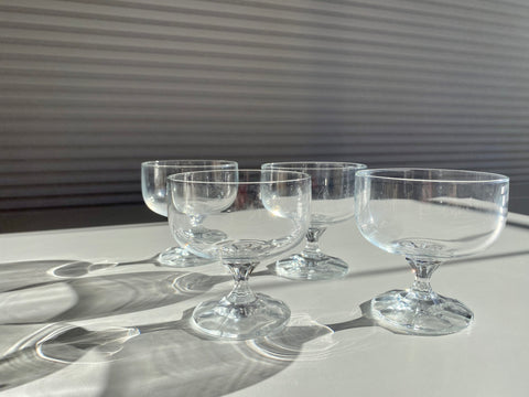 Vintage Glass Dessert Cups