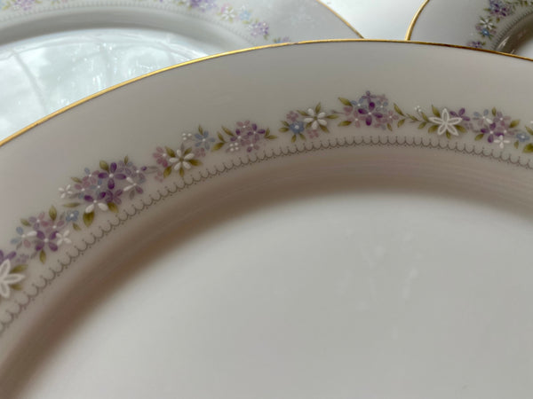 Individual Vintage Noritake Lilac Time Dinner Plate