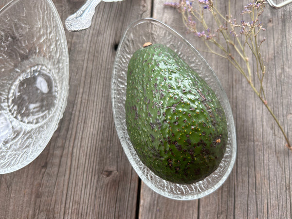 Vintage Individual Avocado Glass Cup