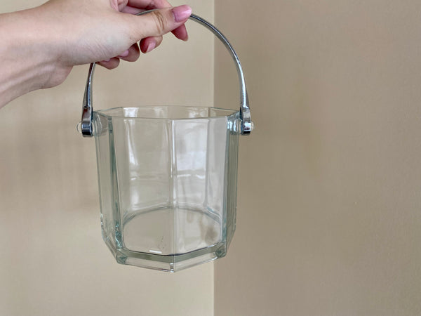 Vintage Octime Clear Ice Bucket