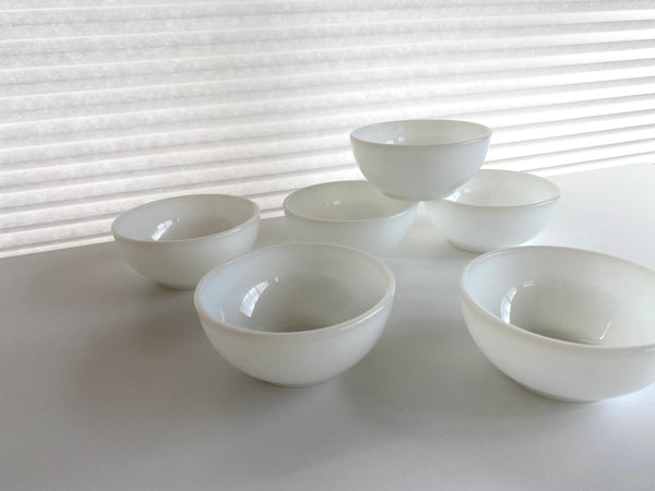 Individual Vintage Termocrisa Milk Glass Bowl