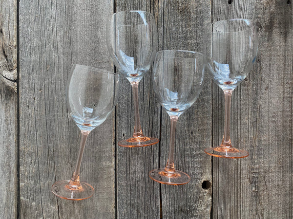 Vintage Luminarc France Wine Glasses — Hometings