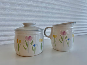 Vintage Studio Nova Fresh Mint Sugar and Creamer