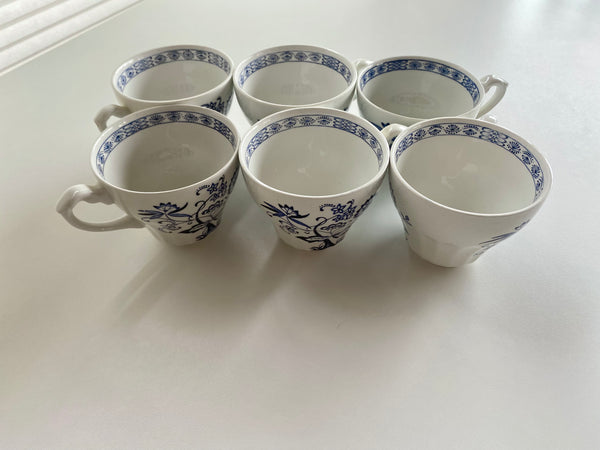 Individual Vintage J & G Meakin Blue Nordic Teacup Only (no chip)