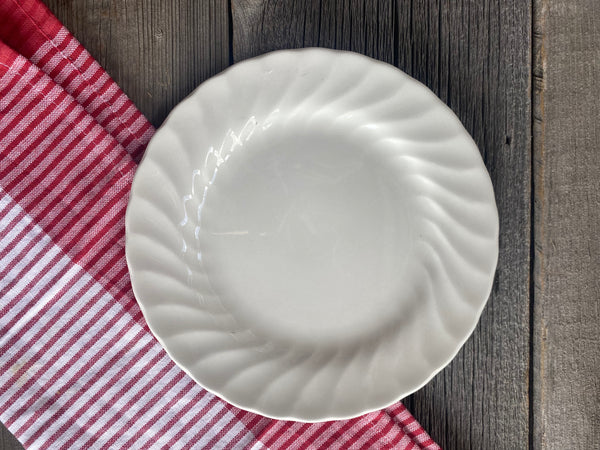 Individual Vintage Wood & Sons Camelot White Salad Plate