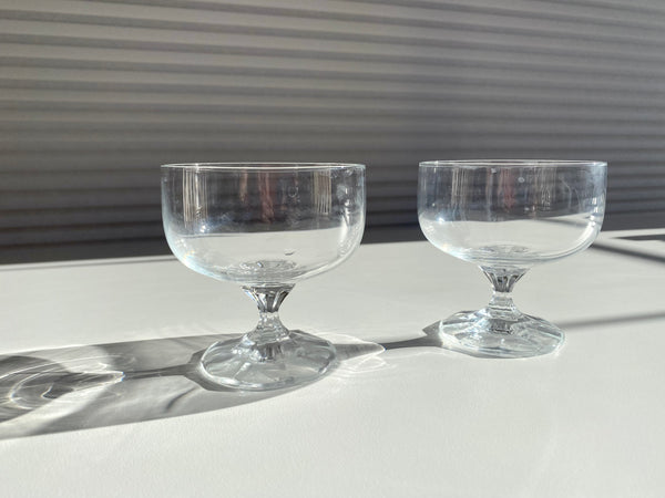 Vintage Glass Dessert Cups