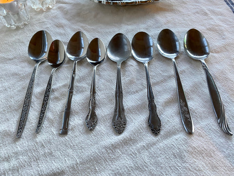 Vintage Assorted Individual Spoon