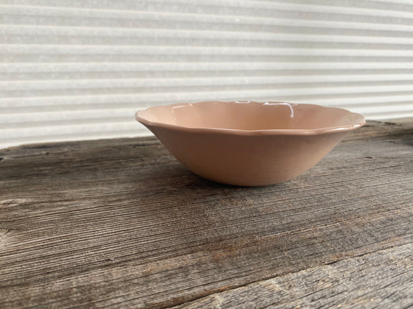 Individual Vintage Grindley Peach Petalware Bowl