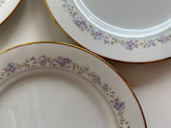 Individual Vintage Noritake Lilac Time Salad Plate