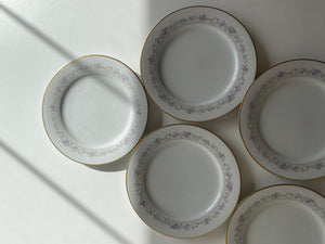 Individual Vintage Noritake Lilac Time Salad Plate