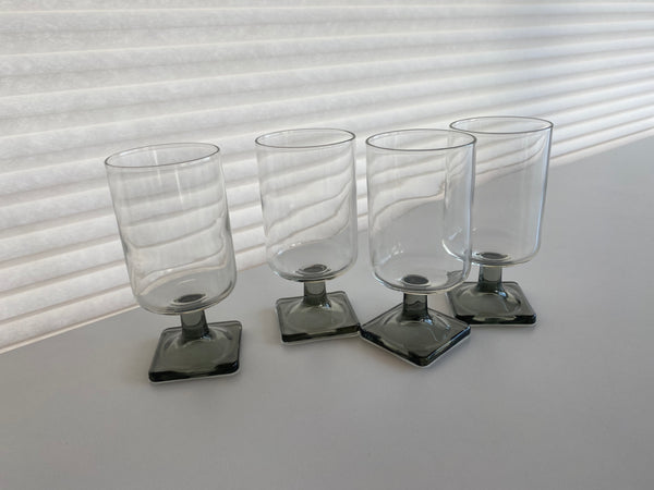 Vintage Federal Glass Nordic Midnight (Set of 2 or 4)